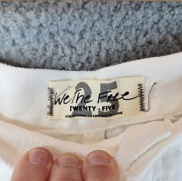 We The Free Womens Spring White Loving Good Vibrations Bootie Shorts Sz 25 - Picture 7 of 13